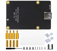 GeeekPi para Raspberry Pi 4, X862 V2.0 M.2 NGFF SATA SSD Placa de expansión de Almacenamiento con conexión USB 3.1 Soporte Key-B 2280 SSD Solamente