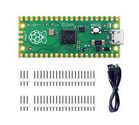 GeeekPi Raspberry Pi Pico Kit de microcontrolador Flexible Mini Placa de Desarrollo, basado en la Raspberry Pi RP2040, procesador de Doble núcleo Arm Cortex M0+, Soporte C/C++ / Python