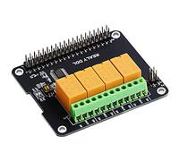 GeeekPi Tarjeta de expansión Raspberry Pi Módulo de Tarjeta de relé de 4 Canales Módulo de relé de alimentación para Raspberry Pi 2B/3B/3B +/4B (No se Requiere programación/Programable)
