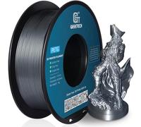 GEEETECH 3D Filament PETG 1,75 mm 1 kg para impresora 3D, plata, precisión dimensional +/- 0,02 mm