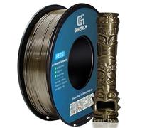 GEEETECH Filamento PETG 1,75 mm Color Marrón Metálico, Alta Resistencia Mejorada para Impresora 3D, Acabado Brillante, Precisión ±0,03 mm - Bobina de 1 kg