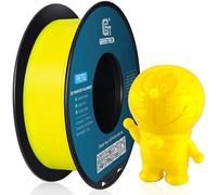 GEEETECH Filamento PETG 1,75 mm para impresora 3D, 1 carrete 1 kg, Amarillo | Precisión dimensional ±0,02 mm