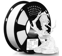 GEEETECH Filamento PETG 1,75 mm para impresora 3D, 1 carrete 1 kg, Blanco
