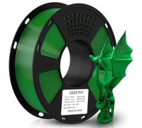 GEEETECH Filamento PETG 1,75 mm para impresora 3D, 1 carrete 1 kg, Verde | Precisión dimensional ±0,02 mm