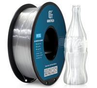 GEEETECH Filamento PETG de 1,75 mm, PETG transparente para impresora 3D, bobina de 1 kg, filamento transparente, precisión dimensional +/- 0,02 mm