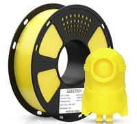GEEETECH Filamento PLA 1,75 mm +/- 0,02 mm,Filamento PLA para Impresora 3D, Carrete 1 kg, Nuevo PLA Amarillo
