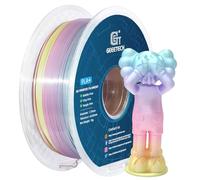 GEEETECH Filamento PLA 1.75mm Multicolor,Impresora 3D Filamento PLA 1KG Carrete,Rainbow silk light color