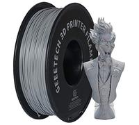 GEEETECH Filamento PLA 1.75mm para impresión 3D, 1kg Spool, Gris