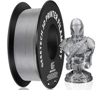 GEEETECH Filamento PLA 1.75mm para impresión 3D, 1kg Spool, Plata
