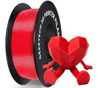 GEEETECH Filamento PLA de 1,75 mm, filamento PLA para impresora 3D, bobina de 1 kg,Rojo