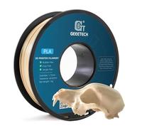 GEEETECH Filamento PLA de 1.75 mm, filamento PLA para impresora 3D, precisión dimensional +/- 0.02 mm, carrete de 2.2 libras, color blanco hueso