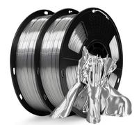 GEEETECH Filamento Pla de seda PLA de plata, 1,75 mm, 2 kg