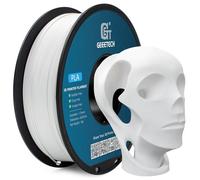 GEEETECH Filamento PLA para impresora 3D, 1,75 mm,1kg Carrete,color blanco