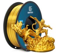 GEEETECH Filamento PLA Seda 1,75 mm, filamento PLA Soie para impresora 3D,1 kg Carrete,oro de seda