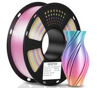 GEEETECH Filamento PLA seda 1,75 mm para impresora 3D,1kg, Silk arcoíris