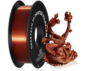 GEEETECH Filamento PLA Seda 1,75 mm para Impresora 3D,1KG,Silk Cobre