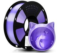 GEEETECH filamento PLA Seda 1.75mm, filamento PLA Silk para impresora 3d,1kg carrete,Seda Morado
