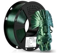 GEEETECH Filamento PLA Seda 1,75mm para impresora 3D, 1kg,Verde Oscuro