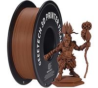 GEEETECH matte PLA filament, Impresora 3D Filamento PLA 1kg Carrete, Precisión Dimensional +/- 0.03 mm,color marrón mate