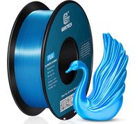 GEEETECH PLA Filamento de seda 1,75 mm, 3D Drucker Filamento PLA 1 kg Carrete (azul cielo)