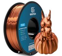 GEEETECH PLA Seda Filamento 1.75mm impresora 3D,Filamento PLA Silk1KG Carrete,Seda Cobre