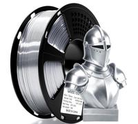 GEEETECH PLA Seda Filamento 1.75mm impresora 3D,Filamento PLA Silk1KG Carrete,Seda Plata