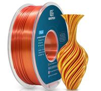 GEEETECH Silk Dual Color Filament 1,75 mm, 1 kg/Spool para impresora 3D, oro de seda y cobre