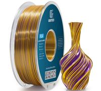 GEEETECH Silk Filamento de doble color para impresora 3D, 1,75 mm, 1 kg, color dorado y morado