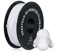 GEEETECH TPU Filamento Flexible 1.75mm blanco, Impresora 3D Filamento 500g 1 Carrete
