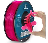 GEEETECH TPU Filamento Flexible 1.75mm,Filamento 95A TPU para impresora 3d,carrete de 1kg,Rosa transparente