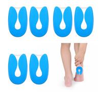 GEEHUA 3 Pares de Plantillas para Espolón Calcaneo, Protectores de Gel para el Talón contra el Dolor por Presión, Almohadillas Protectores de Talón para Zapatos (Tallas 40-45)