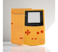 Geek Art Play - Carcasa completa para Gameboy, color amarillo con botones, compatible con Gameboy (GBC, consola y pantalla no incluidos)