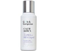 Geek & Gorgeous Calm Down 4% PHA + BHA Líquido - exfoliante líquido, proporciona un brillo saludable mientras calma, protege e hidrata la piel, todo tipo de piel, 30 ml