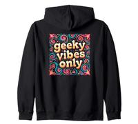 Geek Vibes Only Nerd Cita Nerd Introvertido Chicas Adolescentes Sudadera con Capucha
