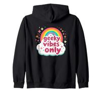Geek Vibes Only Nerd Cita Nerd Introvertido Chicas Adolescentes Sudadera con Capucha