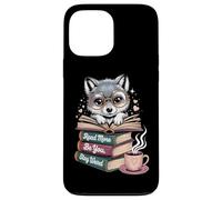Geek Wolf Lee Libros, sé Amable, sé extraño, ratón de Biblioteca, Amante de los Libros Carcasa para iPhone 13 Pro MAX