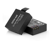 GeeKam Bateria Camara Deportiva, 2 x 1350mAh Batería Recargable Compatible con Campark, Crosstour, APEMAN, Victure, Rollei 372, WOLFANG GA100/GA200/GA300, SJ4000, S009 etc.