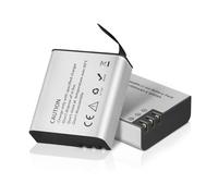 GeeKam Bateria Camara Deportiva, 2 x 1350mAh Batería Recargable, Compatible con COOAU, Apexcam, APEMAN, Surfola, Exprotrek, EK7000/Brave4/V50X, S009R, PG1050