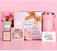 GEEKEO Regalos Mujer, Regalos Originales para Mujer, Regalos Mujer Cumpleanos para Mama Amigos Novia Esposa, Set Regalos Taza Termo para Madres Navidad, Regalos Día de la Madre San Valentin Mujer