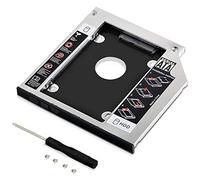GeekerChip 2.HDD SSD Hard Drive Caddy 9.5mm,Soporte Adaptador óptica bahías de Disco Duro Caddy SATA 2nd 2.5'' HDD/SSD para HP/ASUS/Acer/DELL/Lenovo/Laptops etc