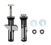 GeekerChip 2 Piezas Tornillos para Asiento de Inodoro,Universal Fijaciones para Asiento de Retrete,Accesorios de Montaje para Tapa de Inodoro en Acero Inoxidable,piezas de reparación, accesorios