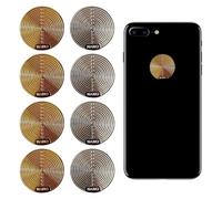 GeekerChip 8 Piezas Inhibidor De Moviles,EMF Bloqueador de Radiación,Pegatinas Protectoras contra Radiación,para Teléfono, Portátil, Tablet y Todos los Dispositivos Electrónicos