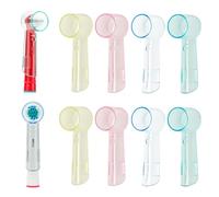GeekerChip 8PCS Fundas para Cabezales,Funda Cepillo Dientes,Cepillo de Dientes Eléctrico Cubierta,Funda Cepillo Electrico a Prueba de Polvo y Gérmenes,para Negocios,Viajes,Casa,Multicolor