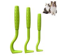 GeekerChip Garrapatas Herramienta(3 Piezas),Ganchos para Garrapatas,Quitar Garrapatas para Perros,Herramientas para Eliminar Garrapatas,Garrapatas Gancho removedor de garrapatas para Perros(Verde)
