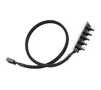 GeekerChip PWM Fan Hub,Ventilador Hub Splitter Cable-1 Hembra para computadora 12V 4-Pin