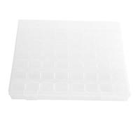 GEEKHOM Caja clasificadora, caja de plástico con 56 compartimentos, caja organizadora ajustable para joyas, piezas pequeñas, caja organizadora, caja de almacenamiento pequeña para esmalte de uñas,