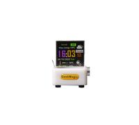 GeekMagic 3D Hologram Display,Crystal Photo Desktop Decoration, Weather Station Digital Clock