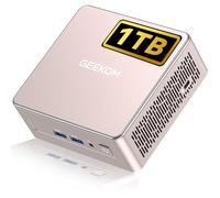 GEEKOM A5 Mini PC con AMD Ryzen 5 7430U, 16GB RAM y 1TB SSD(hasta 64GB+4TB), Windows 11 Pro, Mini Ordenador Compacto y Silencioso con AMD Radeon Gráficos|Salida Dual HDMI 4K|Ranura SD|para Teletrabajo