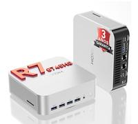 GEEKOM A8 Max Mini PC con AMD Ryzen 7 8745HS, 2.5 Gbps LAN dual, RAM DDR5 + 1 TB SSD, Mini Ordenador con Windows 11 Pro | 8 puertos USB | 4 Pantallas 8K, 3 Años Garantía,Ideal para Creatividad/Oficina