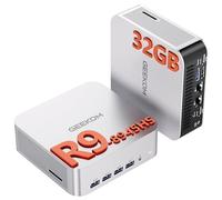 GEEKOM AI Mini PC A8 Max con AMD Ryzen 9 8945HS, 3 Años de Garantía, 32GB DDR5 (sin LPDDR Fijo), 1TB de SSD, Micro PC con W-11 Pro | 8 Puertos USB | 8K UHD | Puerto LAN Dual, para Gaming y Creatividad